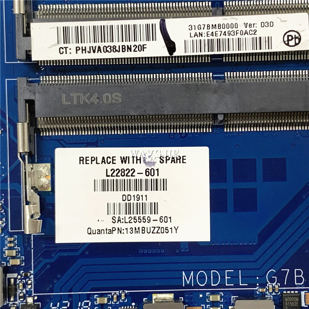 DA0G7BMB6D1 DA0G7BMB6D0 HP Pav - Ddr4 32Gb incelemesi ve fiyatı