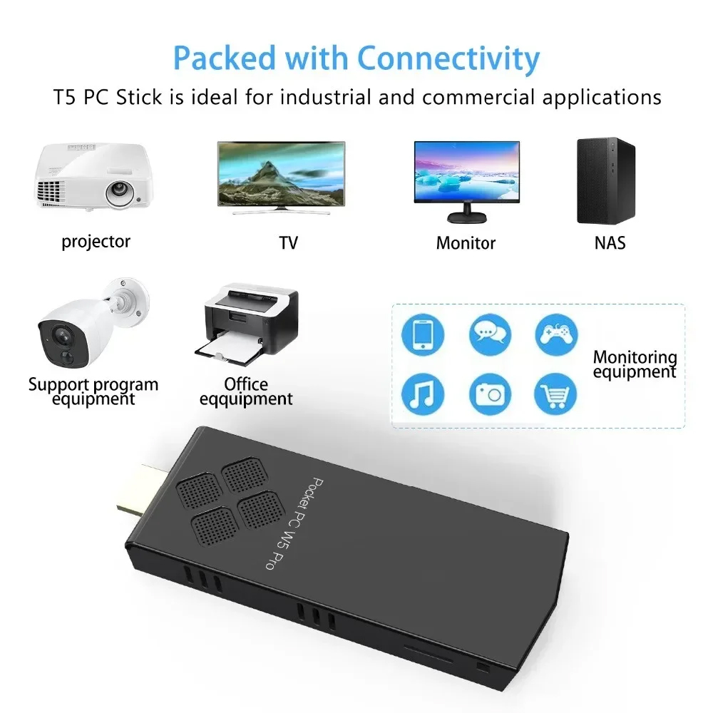 T5/W5 PRO Mini PC Windows 10 E - Ram Memory Module incelemesi ve fiyatı