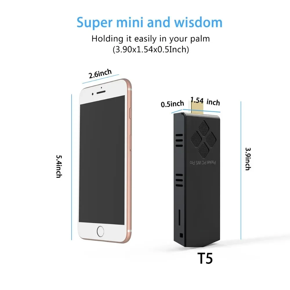 T5/W5 PRO Mini PC Windows 10 E - Ram Memory Module incelemesi ve fiyatı