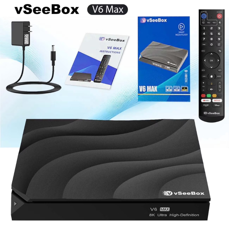 vSeeBox V6 Max |   64GB 8K HD  - Ddr3 8Gb incelemesi ve fiyatı